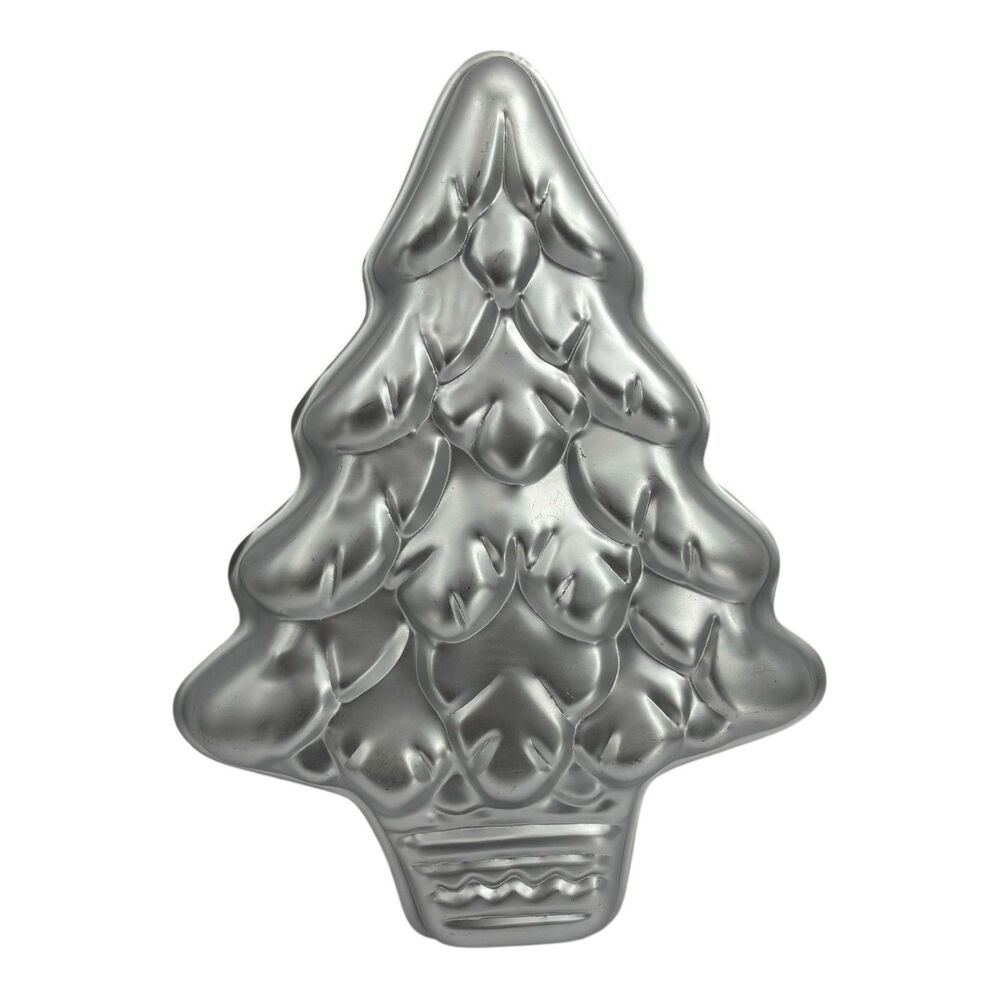 Wilton Vintage Christmas Tree Cake Pan #502-1107 Aluminum Mold
